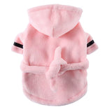Pawdry Hooded Bathrobe – Ultra-Absorbent Towel Pajama for Clean, Comfy Dogs