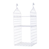 Foldable Hanging Closet Organisers Pajamas Coats Sweaters Sturdy Durable Towels Layered Storage Basket , 2/3/4/5 Tier