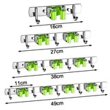 Broom Hook Holder Wall Mount Mop Organizer Holder Stainless Steel Storage Hook Kitchen Bathroom Organization Accessories