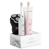 Toothpaste Holder Bathroom Counter Organizer For Electric Toothbrushes For Home Hotel