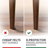 Felt Furniture Pads  235 PCS Premium Furniture Pads - Felt Pads Furniture Feet Best Wood Floor Protectors - Protect Your Hardwood & Laminate Flooring!
