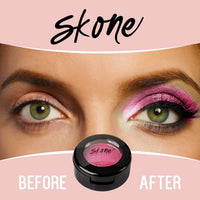 Cosmetics Gems Eye Shadow, Highly Pigmented, Longwear Eye Makeup, Single Eyeshadow with Pro Shimmery Finish - Ultra-Blendable, Slightly Shimmer Shades - Pinkeyeshadow - Strawberries