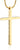 Philippians 4:13 Cross Pendant STRENGTH Bible Verse Stainless Steel Necklace